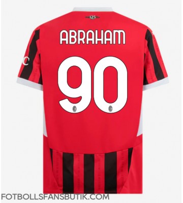 AC Milan Tammy Abraham #90 Replika Hemmatröja 2024-25 Kortärmad